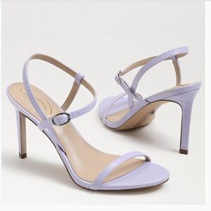 SAM EDELMAN Elegant Lavender DORAN STRAPPY HEELED SANDAL